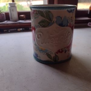Pioneer woman utensil holder jar